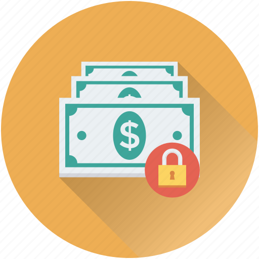 Cash, finance, lock, money protection, money security icon - Download on Iconfinder