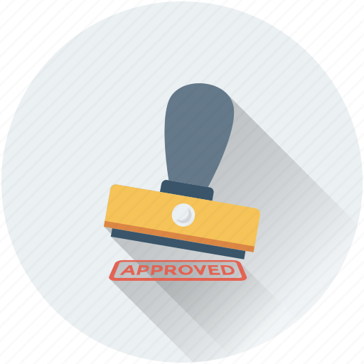 Accept, approved, authorized, stamp, verified icon - Download on Iconfinder