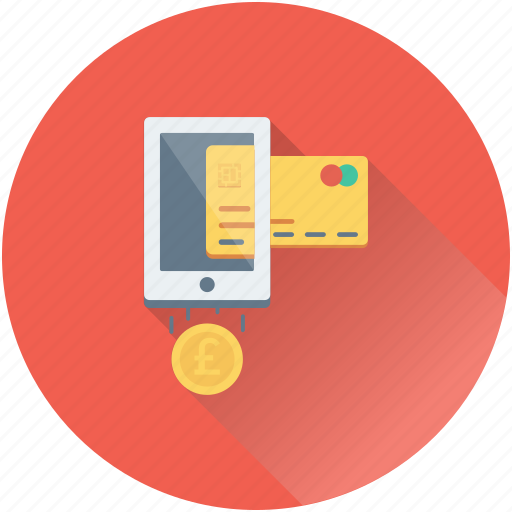 Credit card, m commerce, mobile, mobile banking, transaction icon - Download on Iconfinder