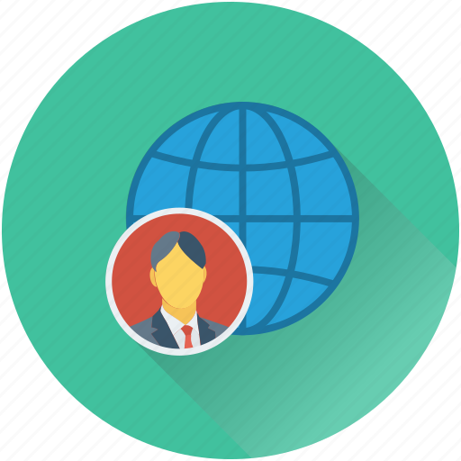 Global, global business, international businessman, user icon - Download on Iconfinder