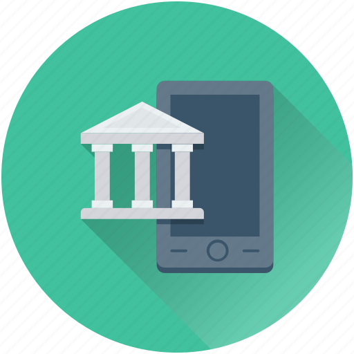 Bank, banking, building, mobile, online banking icon - Download on Iconfinder