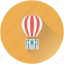 air balloon, banknote, business growth, investment, travel money 