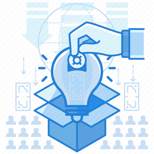 Crowd, funding, donation icon - Download on Iconfinder