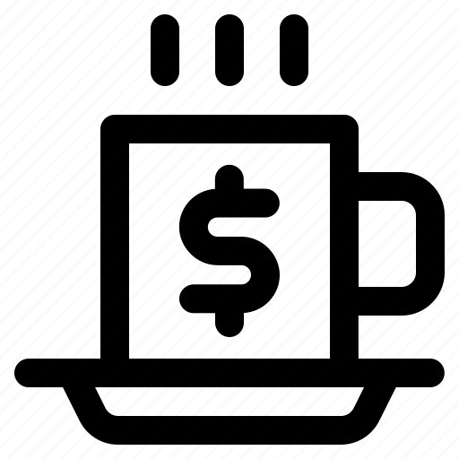 Coffee, money, drink, work, saving icon - Download on Iconfinder