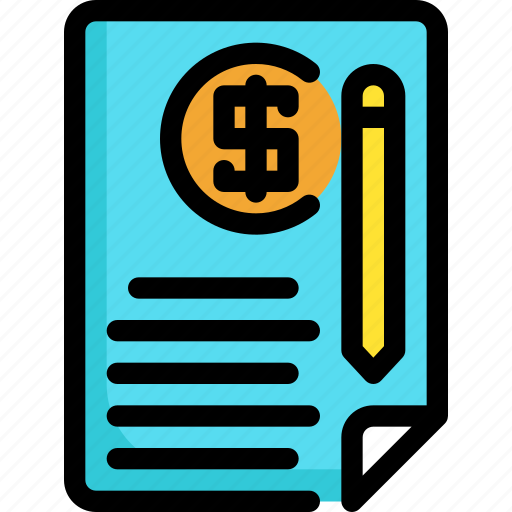 Document, file, finance, financial, investment, money, payment icon - Download on Iconfinder
