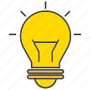 bulb, creative, idea, light, light bulb, mind, think 