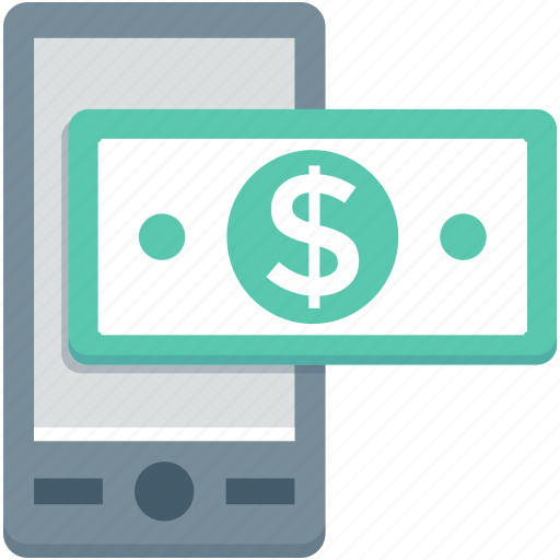 Banknote, m commerce, mobile, mobile banking, online payment icon - Download on Iconfinder