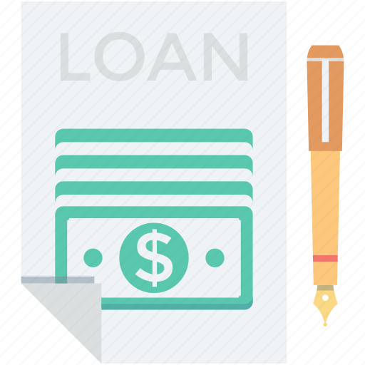 Agreement, banking, loan contract, loan papers, papers icon - Download on Iconfinder