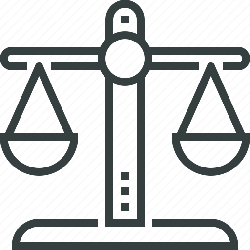 Law, scales, balance, court, judge, justice, legal icon - Download on Iconfinder