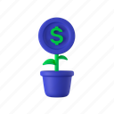 plant, dollar, growth, finance, tree, flower, money, cash, currency