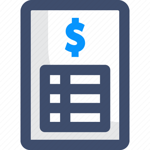 Document, file, report, spreadsheet, tax icon - Download on Iconfinder