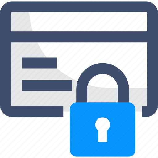 Credit card, lock, password, payment, shopping icon - Download on Iconfinder