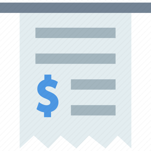 Bill, dollar, invoice, payment, receipt icon - Download on Iconfinder