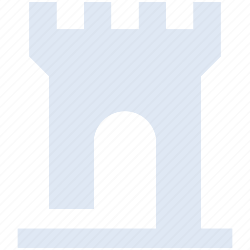 Building, entrance, finance, fort, gateway, tower icon - Download on Iconfinder