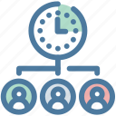 clock, itteraction, manage, management, team, time, work 