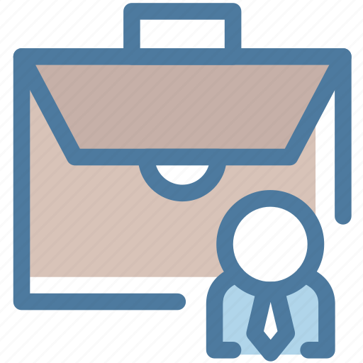 Bag, briefcase, business, businessman, case, folio, portfolio icon - Download on Iconfinder