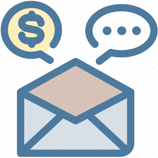 Business, chat, dollar, email, envelope, money, talk icon - Download on Iconfinder