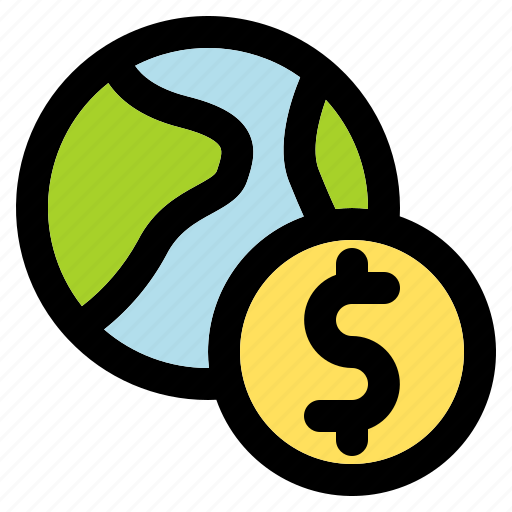 World, dollar, money, finance, cash, business icon - Download on Iconfinder