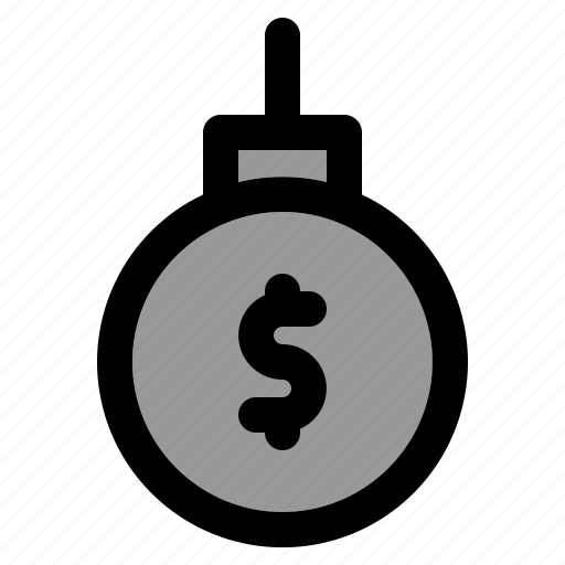 Dollar, money, finance, payment, bomb, business icon - Download on Iconfinder