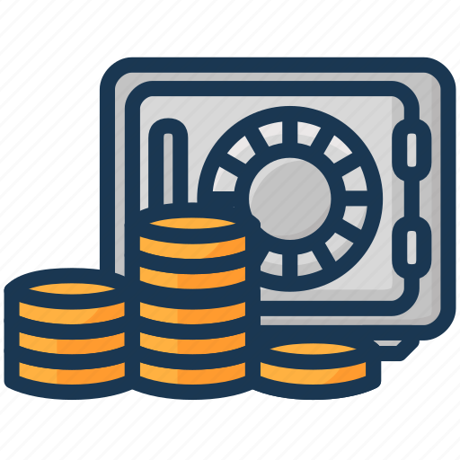 Bank, deposit, finance, money, safe, secure icon - Download on Iconfinder