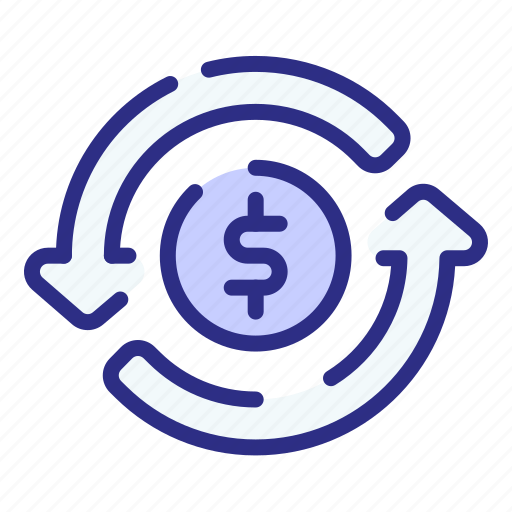 Money, flow, turnover, currency icon - Download on Iconfinder