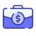briefcase, finance, bag