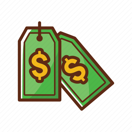 Dollar, finance, green, money, price tag, tag icon - Download on Iconfinder