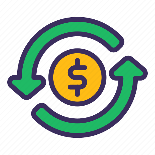 Money, flow, turnover icon - Download on Iconfinder