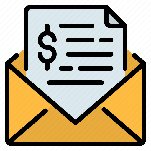 Bill, communication, email, envelope, finance, invoice, mail icon - Download on Iconfinder