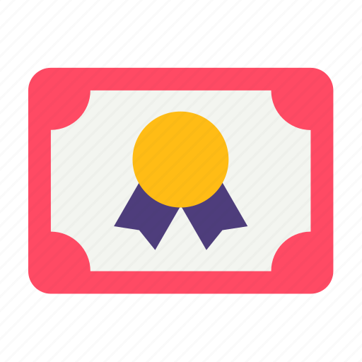 Certificate, award, ribbon icon - Download on Iconfinder
