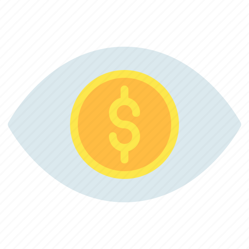 Dollar, eye, finance, look, money, view, vision icon - Download on Iconfinder
