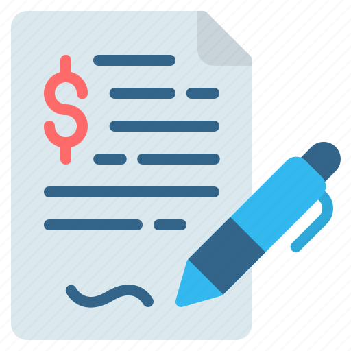 Agreement, business, contract, document, finance, money, signature icon - Download on Iconfinder