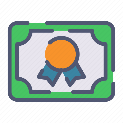 Certificate, award, ribbon, achievement icon - Download on Iconfinder