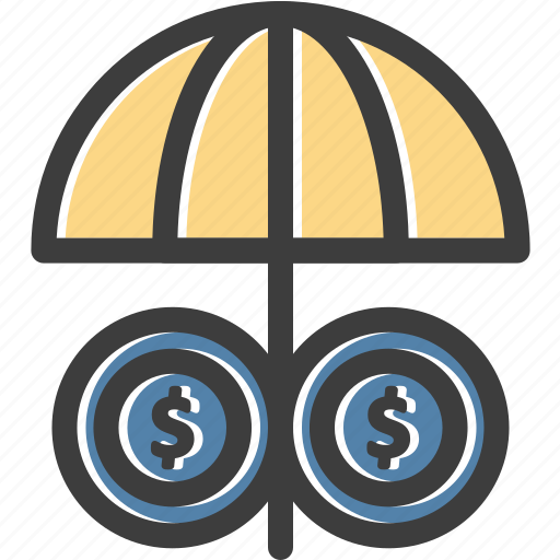 Coin, finance, money, umbrella icon - Download on Iconfinder