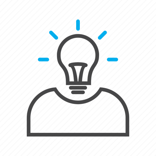 Finance, bulb, idea, man icon - Download on Iconfinder