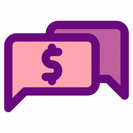 Talk, chat, money, finance, business, dollar icon - Download on Iconfinder