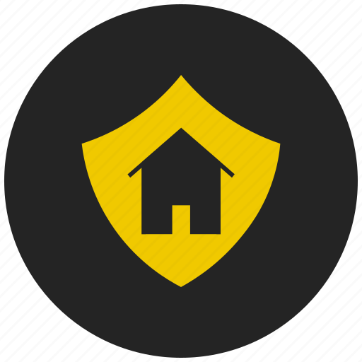 Building, home, homepage, protected home, protected property, safe home, sheild icon - Download on Iconfinder