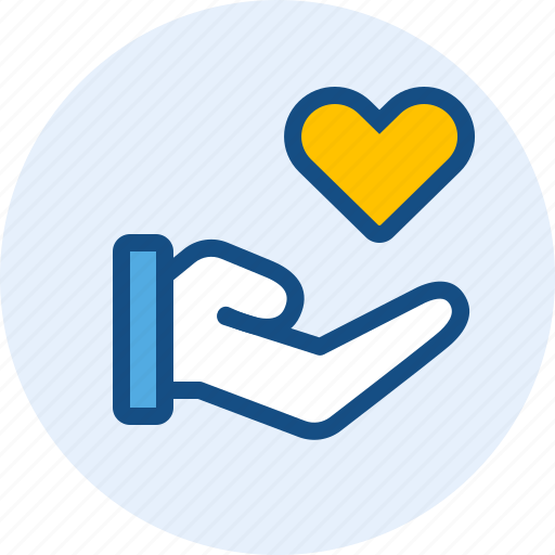 Business, donation, finance, hand, love icon - Download on Iconfinder