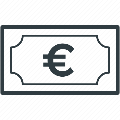 Cash, currency, euro currency, euro symbol, money icon - Download on Iconfinder