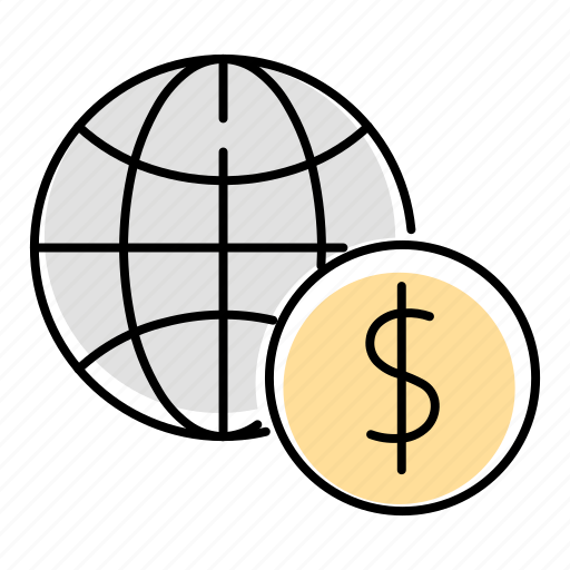 Currency, dollar, finance, global, globe, money, world icon - Download on Iconfinder