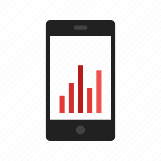 Business, cell, graph, mobile, stats, success, technology icon - Download on Iconfinder