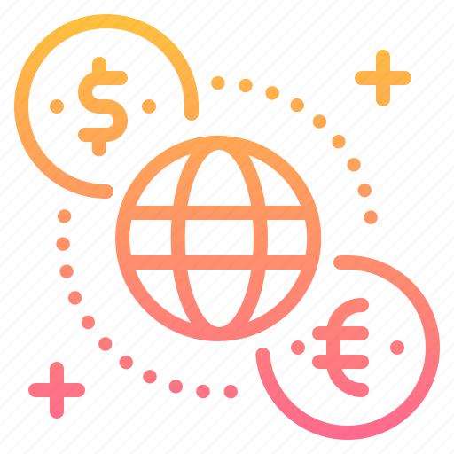 Currency, dollar, euro, exchange, global, international, world icon - Download on Iconfinder
