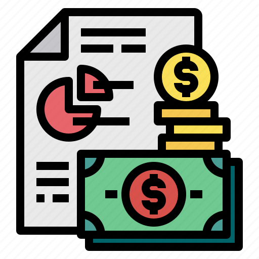 File, financial, graph, money, report icon - Download on Iconfinder