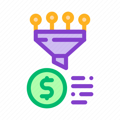 Financial, funnel, gathering, information icon - Download on Iconfinder
