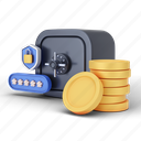 finance, coin, payment, currency, marketing, business, banking, safe, locker 