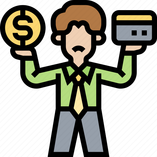 Private, debt, credit, finance, loans icon - Download on Iconfinder