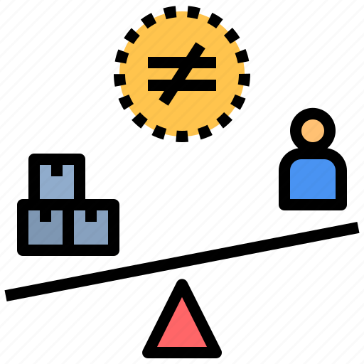 Excess, supply, over, inequality, imbalance, stock icon - Download on Iconfinder