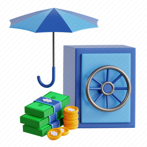 Insurance, planning, 3d icon, 3d illustration, 3d render, insurance planning, insurance coverage 3D illustration - Download on Iconfinder
