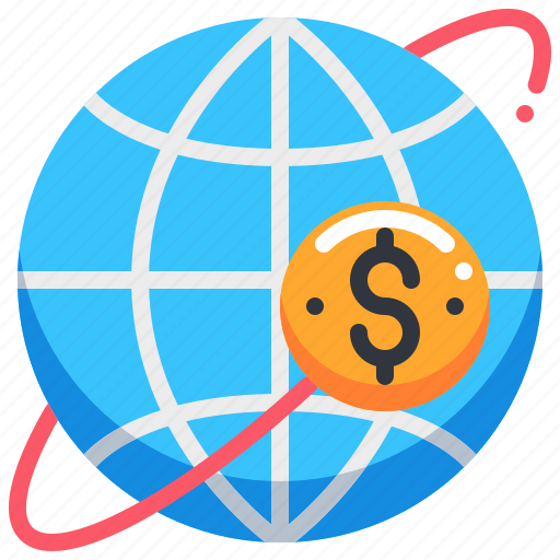 Currency, dollar, earth, global, money, worldwide icon - Download on Iconfinder