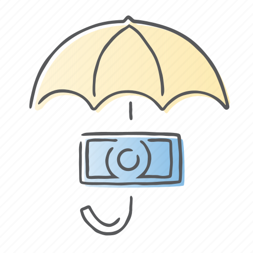 Cash, finance, protect, security, umbrella icon - Download on Iconfinder